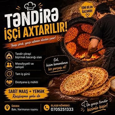 ashbaz: Aşpaz tələb olunur, Təndirçi — 1