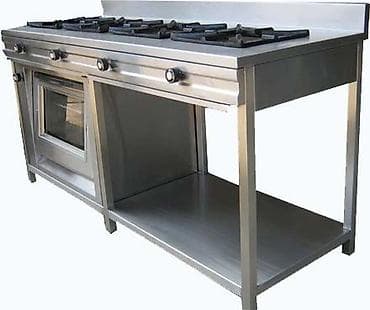 Qaz ilə işləyən soba, Yemək üçün