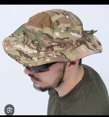 toy ucun salvar koftalar: Kamuflajlı MUSION balıqçı papağı və üzü qoruyan maska dəsti. Günəşdən — 3