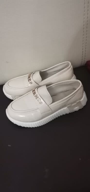 ağ mokasinlər: Ölçü: 36, rəng - Ağ, Yeni — 3