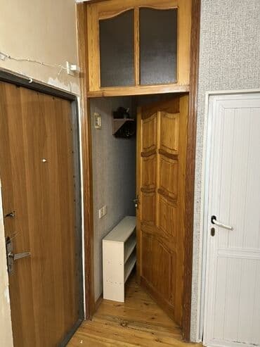 qapi modelleri: Taxta otaq qapıları – komplekt - Material: təbii ağac (şam/qoz rəngli — 2