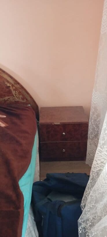 taxt çarpayı: Б/у, Двуспальная кровать, Без подьемного механизма, С матрасом, Без выдвижных ящиков, Азербайджан — 2