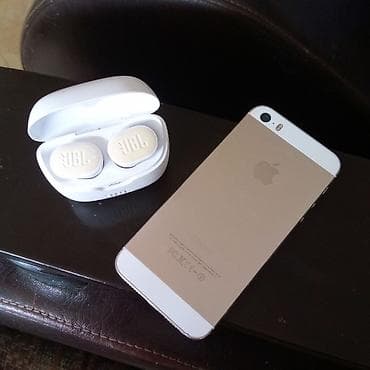 jbl dinamiki: IPhone 5s, 16 GB, Qızılı, Barmaq izi — 1