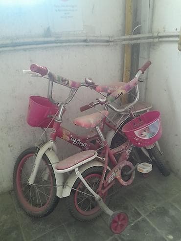 Uşaq velosipedi – “LADA SPORT” dizaynlı, çəhrayı-ağ rəngdə. - Təxmini — 1