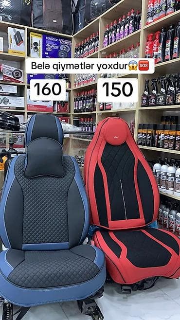 Avtomobil oturacaq üzlükləri və baş-dayanacaq dəsti - Model