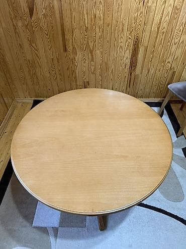 taxta stular: Qonaq masası, İşlənmiş, Açılmayan, Taxta, Yumru masa — 2