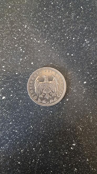 1 Reyxsmark, 1928 il, Gümüş, Vəziyyəti: Əla — 2