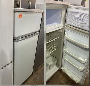 İki qapılı məişət soyuducusu - Üst hissədə dondurucu bölmə - Aşağı