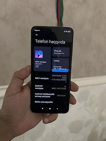 Redmi Note 9 Pro, 128 GB, rəng - Ağ, Barmaq izi, Face ID — 4