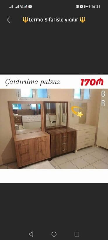 туалетный столик баку: Новый, Трюмо, Ламинат, Нет кредита, Бесплатная доставка в черте города — 10