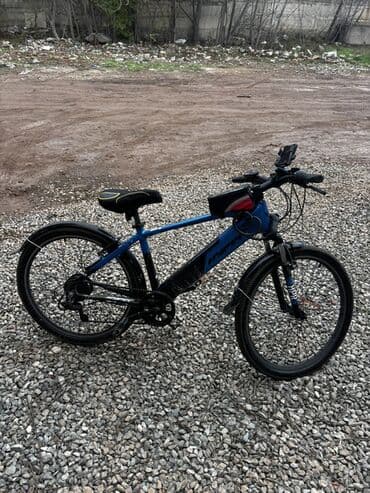 велисопед: Şəhər və yüngül off-road üçün təchiz olunmuş mavi/qaranlıq tonlu — 3