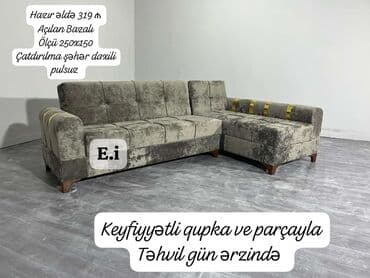 qubka: Künc divan, Yeni, Açılan, Pulsuz çatdırılma — 1