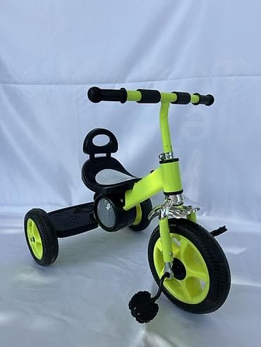 acer elektro scooter: Uşaq üçtəkərli velosipedi - Rənglər: mavi və neon-yaşıl variantları - — 3