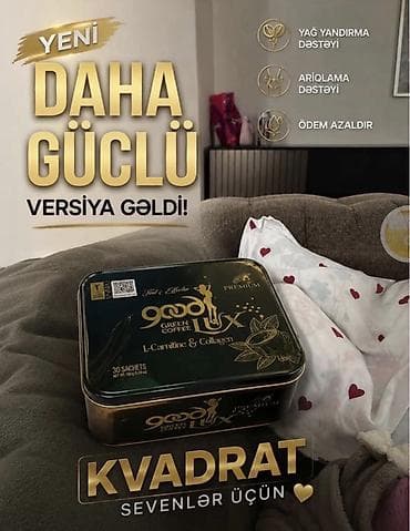 whey protein isolate: Good Lux Green Coffee – Yeni, daha güclü versiya kofe 115 Məhsul — 1