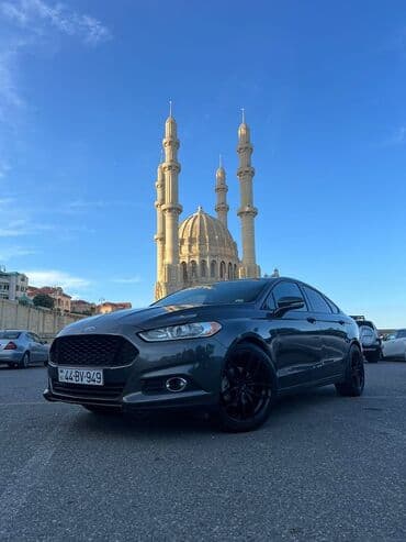 turbo az c class: Ford Fusion (sedan) – tünd boz rəng, qara diskli idman üslublu — 8