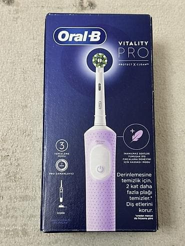 Oral-B Vitality Pro Protect X Clean elektrik diş fırçası – Lilac Mist