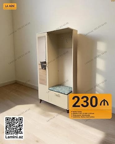 Dəhliz dolabı – LA MINI Xüsusiyyətlər: - Ölçülər: Dərinlik 40 sm × lalafo.az -da Dəhliz dolabı – LA MINI Xüsusiyyətlər: - Ölçülər: Dərinlik 40 sm ×