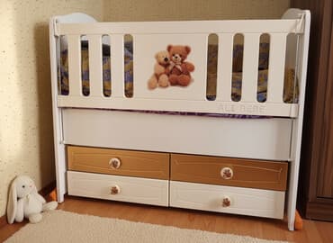 ucuz hediyyeler: Oğlan və qız üçün, İşlənmiş, Beşik, Matras ilə — 2