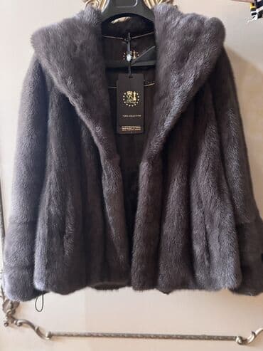 qış koftaları: Kürk, 2XL, rəng - Boz — 1