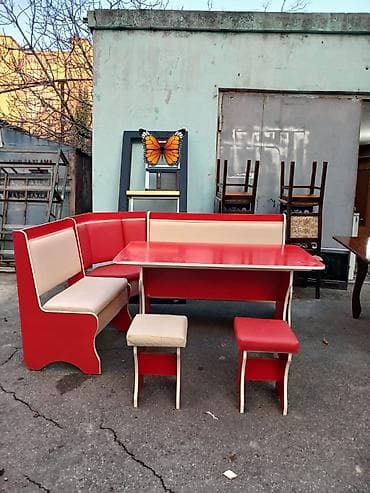 taxta stol stul satisi: İşlənmiş, Künc divan, Mətbəx üçün, Açılmayan — 1