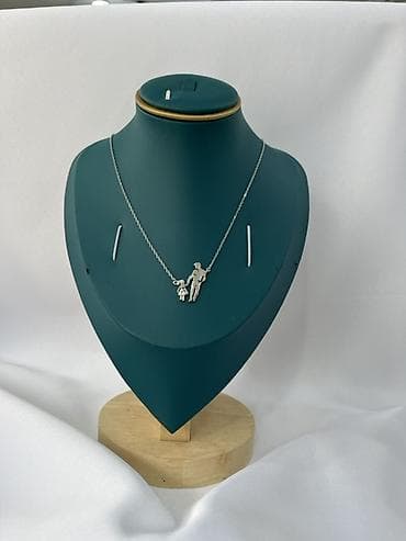 frida aksesuar.com: Gümüş rəngli zərif boyunbağı kolleksiyası - Material: gümüş rəngli — 1