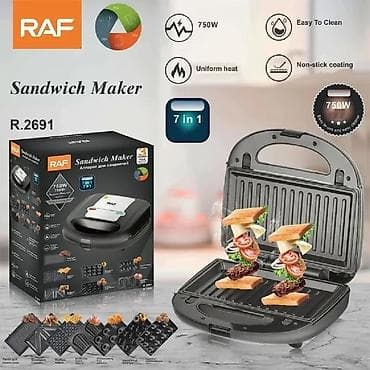 xiomi pad 7 pro: RAF Sandwich Maker R.2691 – 7-in-1 çoxfunksiyalı mətbəx aparatı — 2