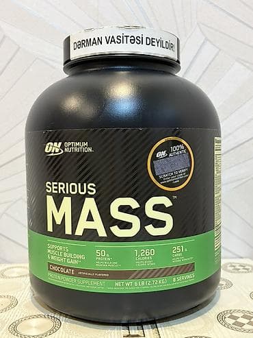 bıta: Real alıcıya endirim olunacaq. Optimum Nutrition Serious Mass – kütlə — 1
