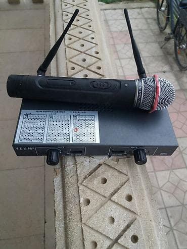 bel çanta: Mikrofon aparatı işlək vəziyyətdə,adaptoru yoxdur mikrofon batareya — 7