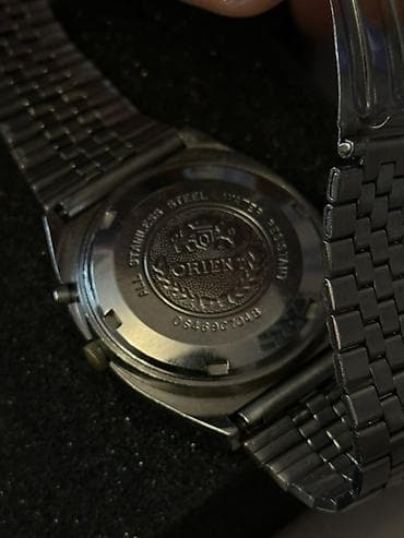 saat qolbaqlari: Qol saatı, Orient, rəng - Qara — 4