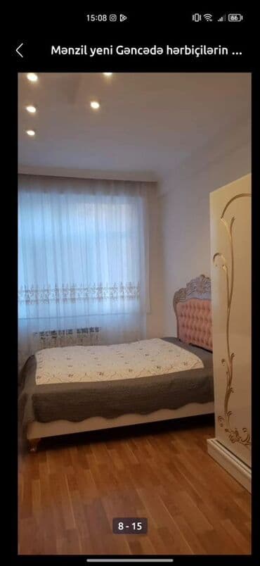 lalafo долгосрочная аренда квартир: Mənzil 3 otaqlıdır Gəncə şəhərində Hərbiçilərin binasında yerləşir — 4