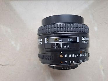 Nikon AF Nikkor 50mm f/1.4D obyektiv - Klassik 50mm sabit fokus lalafo.az -da Nikon AF Nikkor 50mm f/1.4D obyektiv - Klassik 50mm sabit fokus