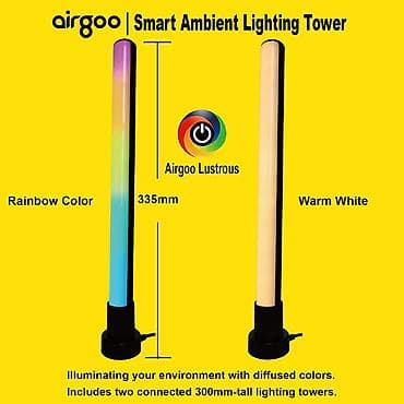 mini printer baku: Airgoo Dekoratif RGB Lampa monitorun yanına veya masaüsdü dekorasyon — 2