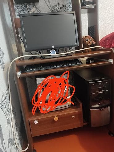 playstation 2 fat: Salam kompüter dəst şəkildə satılır. kompüter masası kreslo — 1
