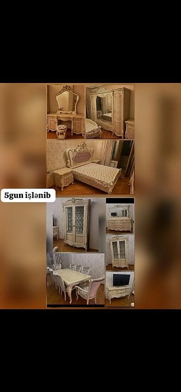 işlənmiş mebellərin satışı: *yataq qonaq mebeli :-TƏCİLİ SATILIR*‼️ Qonaq 2500₼ Yataq 2500₼ 5gun — 1
