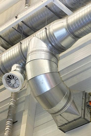 Сантехника: Sənaye havalandırma sistemi – spiral sinklənmiş polad hava kanalları — 1