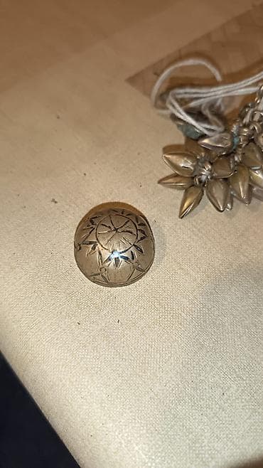 Qol saatları və aksesuarlar: Məhsul: Əl işı gümüşü görünümlü bəzək dəsti – kəmər toka hissələri və — 5