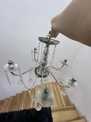 Çılçıraq, 5 lampa, Metal — 2