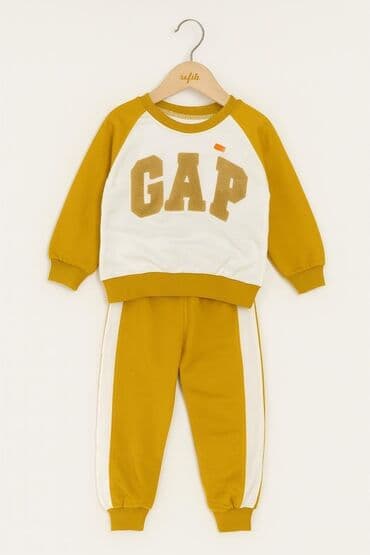 ritmik gimnastika üçün kupalniklər: Uşaq üçün idman dəsti - Model: 2 hissəli dəst – sweatşört və şalvar - — 1