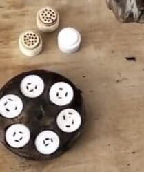 xamir yoyadigan aparat: Erisde ve makaron cixartmaq ucun aparat, axirinci sekildeki — 2