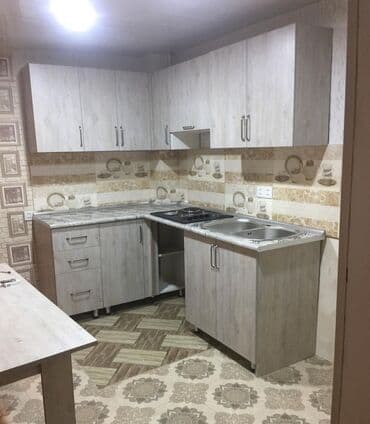 metbex mebelleri qiymeti: Sifarişlə mətbəx dəsti, Özü çəkən petlələr, Sadə laminat, Kredit yoxdur, Pulsuz çatdırılma — 1