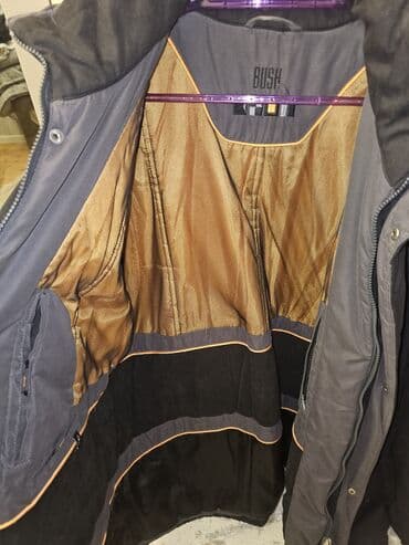 mühafizə geyimi: Kişi qış gödəkçəsi – BUSH - Rəng: tünd (qara/qaranlıq boz), yaxada — 4