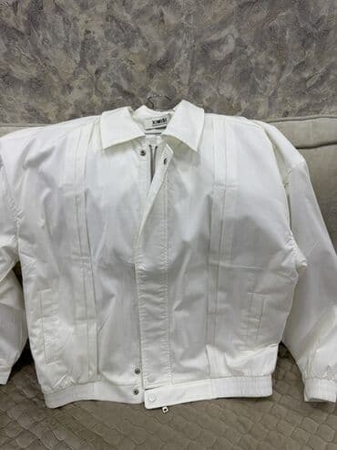 женская шифоновая блуза: Мужская куртка, Ветровка, Осенняя, L — 1