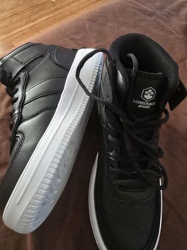 женские джинсовые кеды: Lumberjack Sport sniker – 40 razmer - Rəng: qara (ağ altlıqlı) - — 2