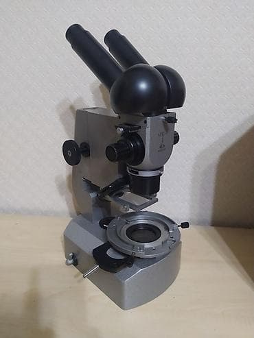 durbinlər: MPS‑1 metalloqrafik mikroskop – binokulyar başlıqla Salam. Bu model — 2