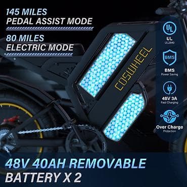 velosiped matorlu: ⚡COSWHELL N20PRO - Güclü və sürətli elektrik velosiped satılır! Şəhər — 6