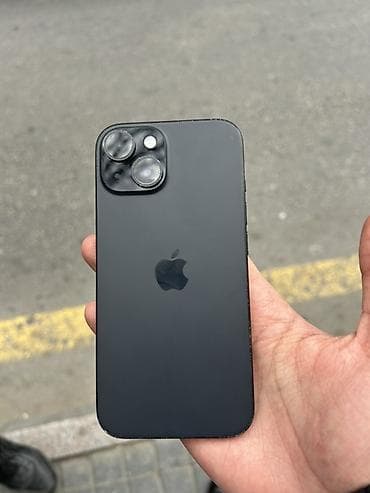 iphone 16 qiyməti: IPhone 15, 128 GB, Qara, Simsiz şarj, Face ID — 6