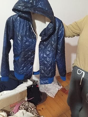 Toy paltarları və aksesuarları: Qadın üst geyimləri dəsti 1) Bordo qısa qışlıq jaket - Brend: AJ — 6
