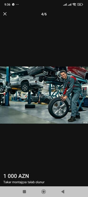 bolt taksi park: Vakansiya: Təkər montajçısı İşin təsviri: - Minik və yüngül yük — 3