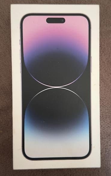 IPhone 14 Pro Max, 256 GB, Deep Purple, Barmaq izi, Face ID