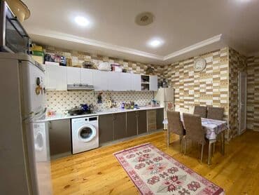 studio menziller: 4 otaqlı, 88 kv. m, Yeni təmirli — 16